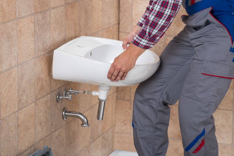 Porcelain Sink Installation