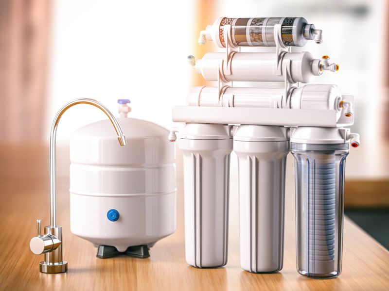 Completed Water Softener Setup